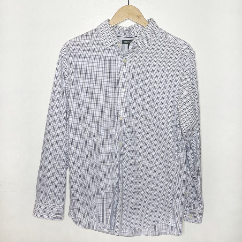 BANANA REPUBLIC Blue Dress Shirt
